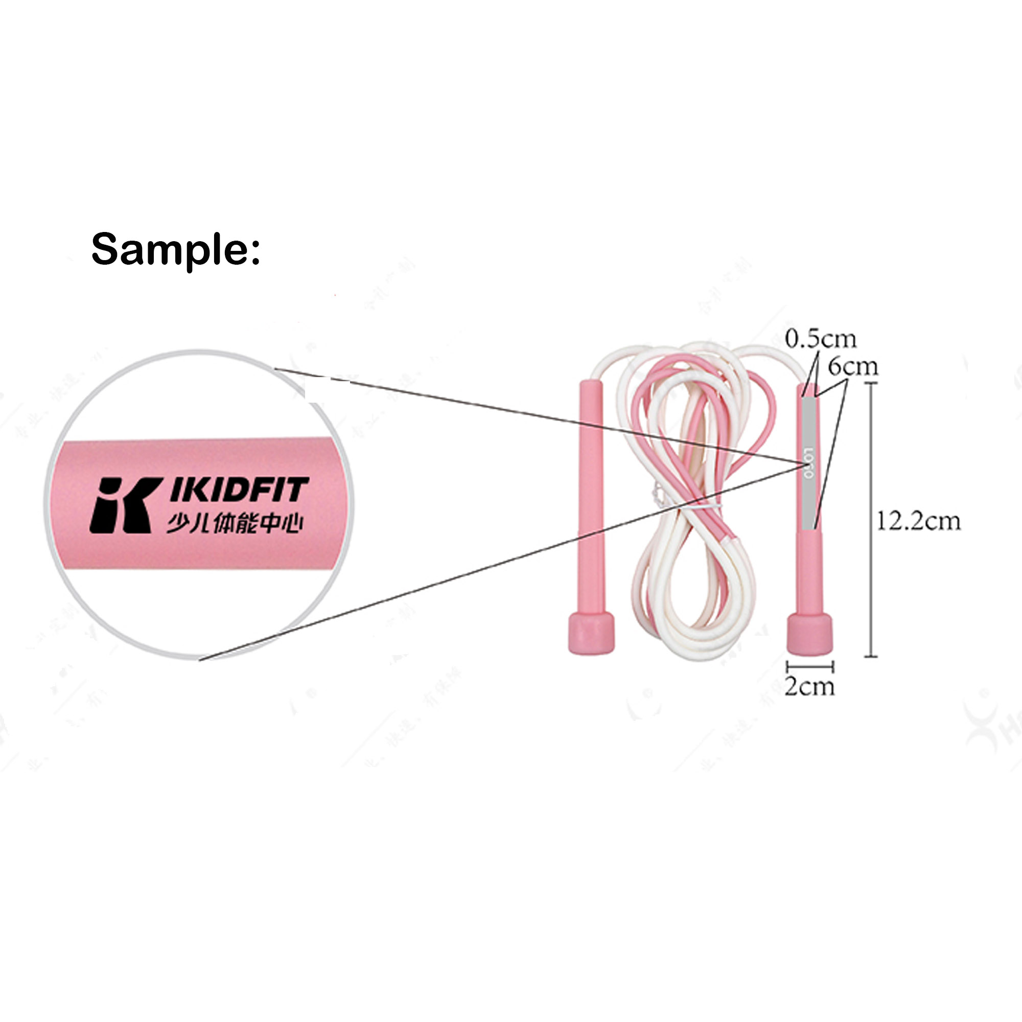 MOQ 10 pcs PVC Jump Rope 4