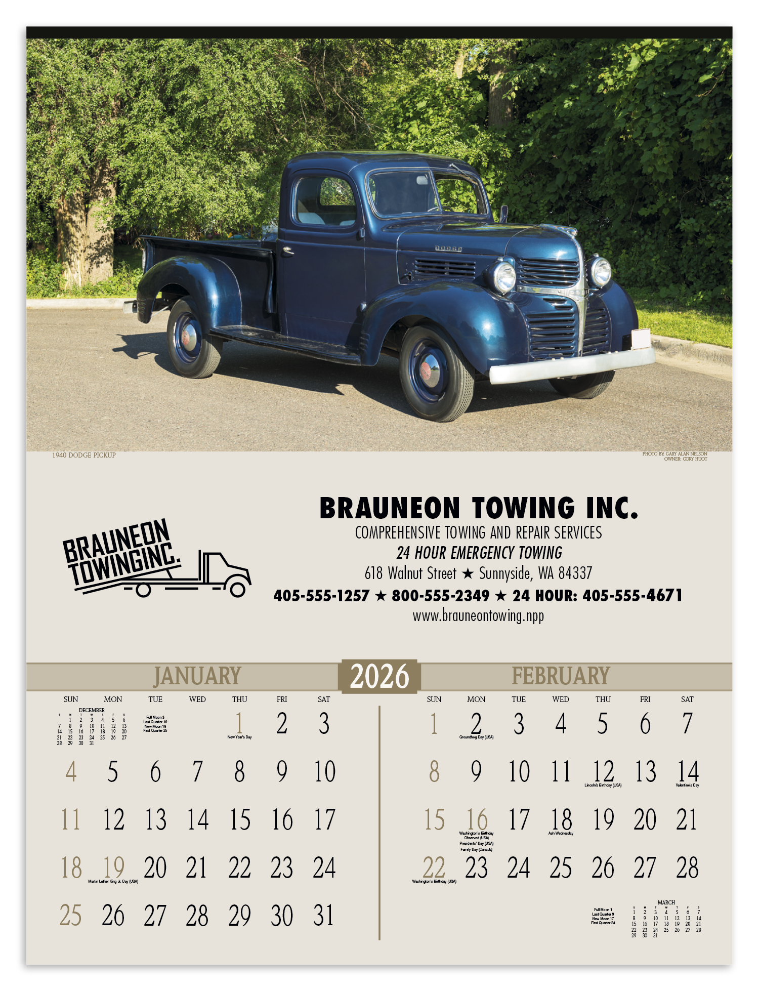 Triumph® Calendars Antique Trucks Calendar 1