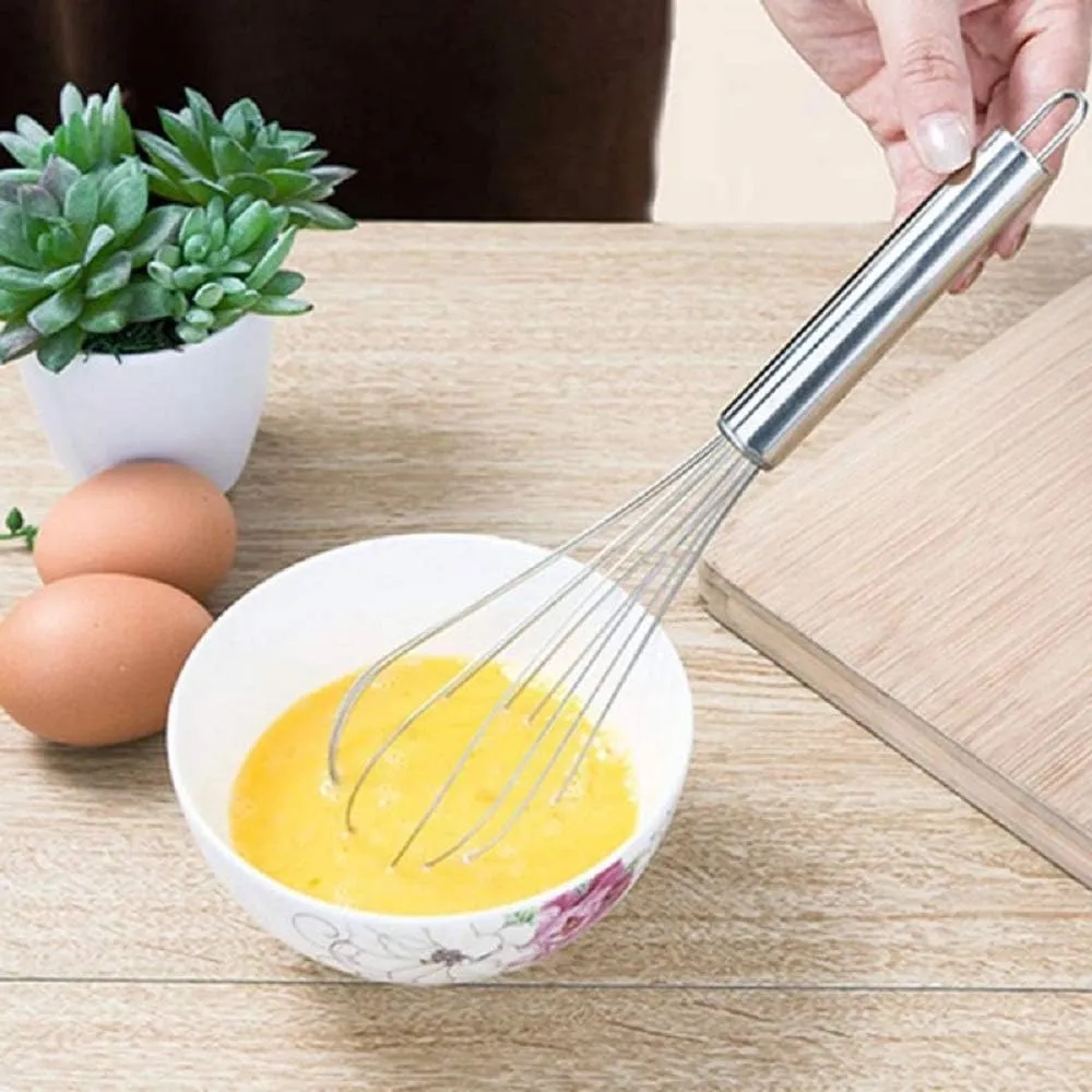 8 Inches Stainless Steel Egg Whiskteel Whisk 7