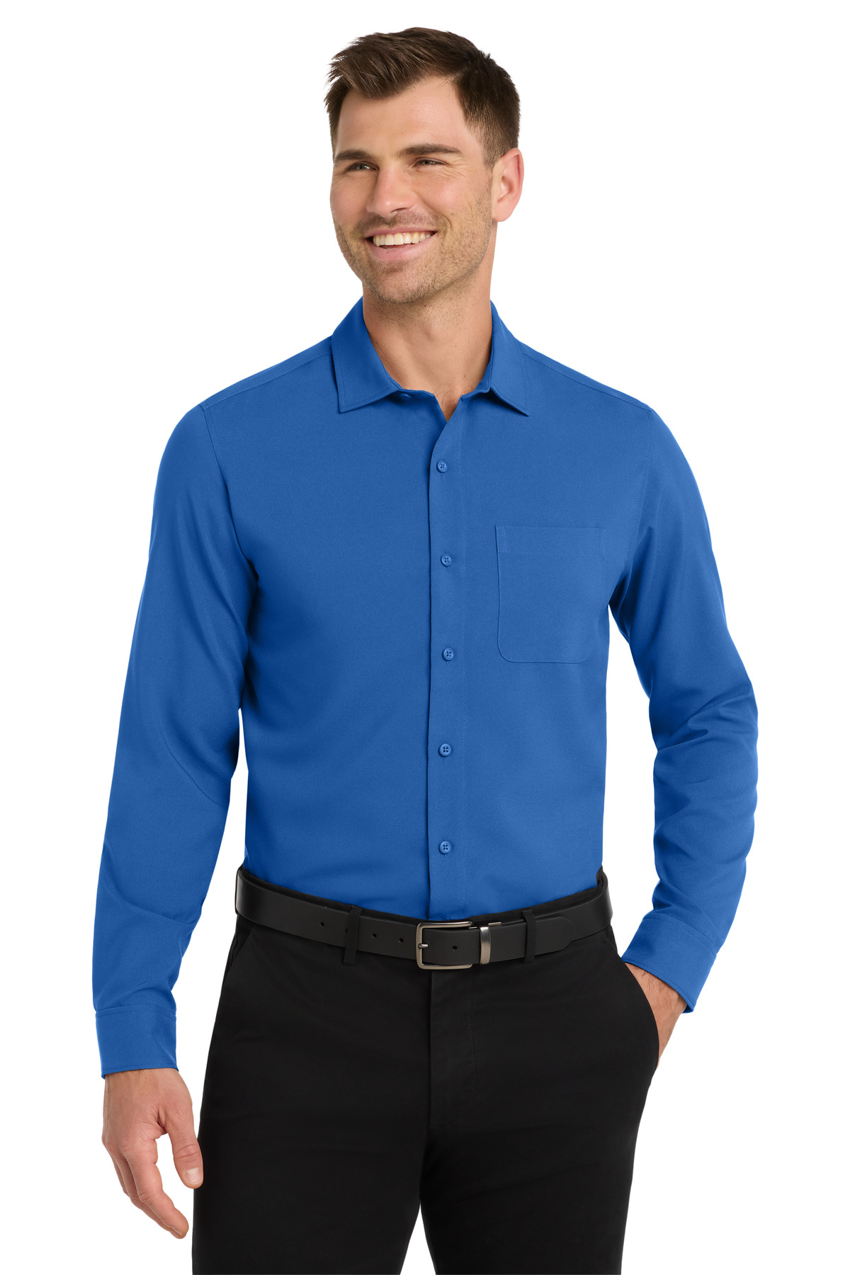 Port Authority Long Sleeve Performance Staff Shirt W401 33