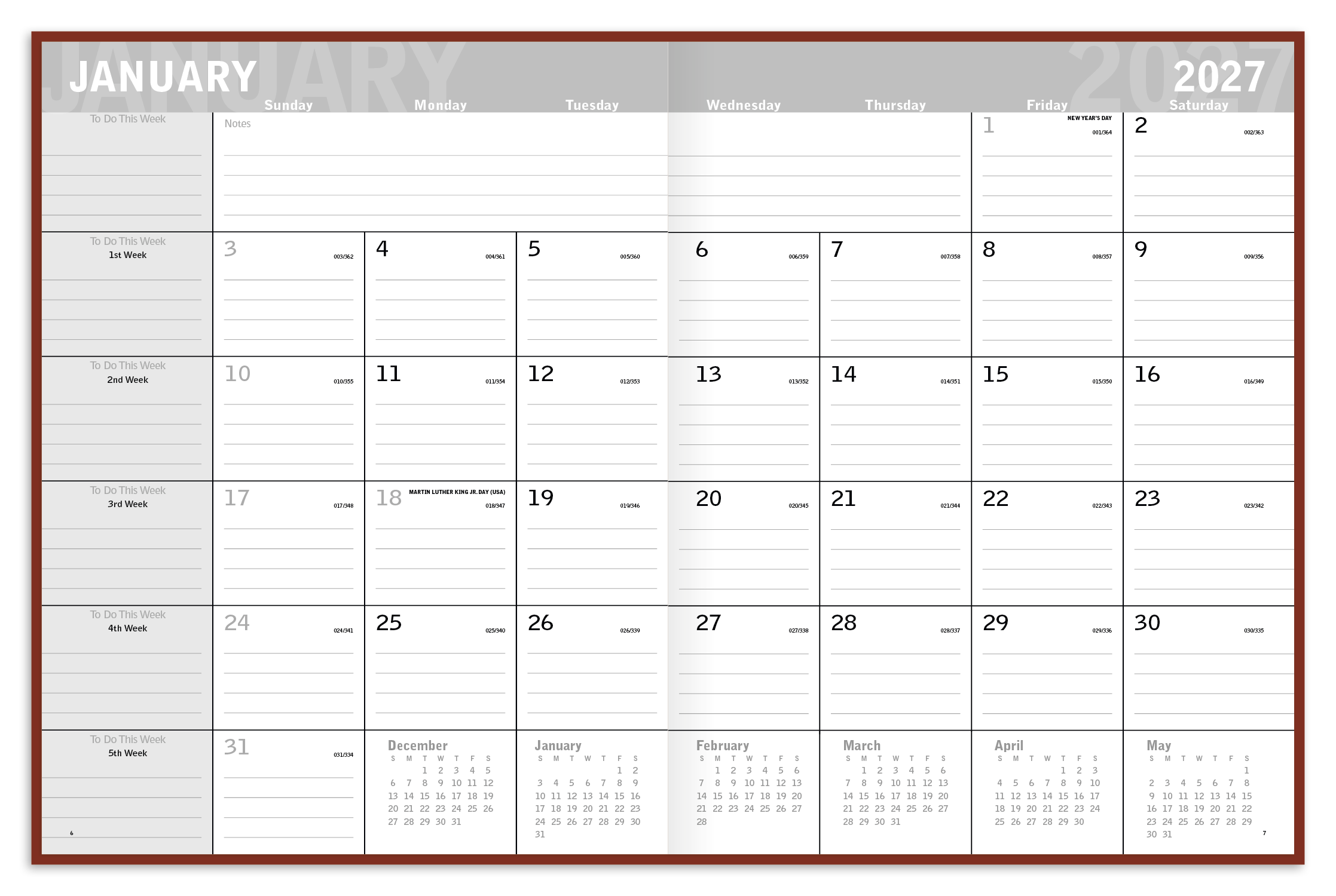 Triumph® Calendars Classic Monthly Planner 21
