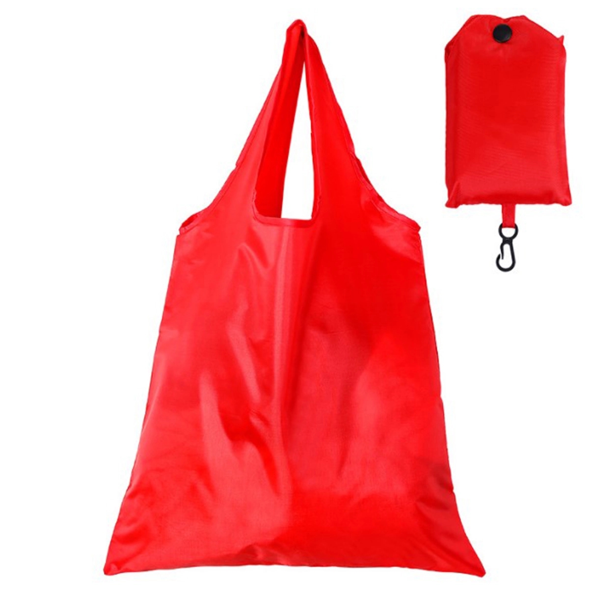 Foldable Grocery Shopping Tote Bag With Pouch, custom tote bag with logo imprint 3