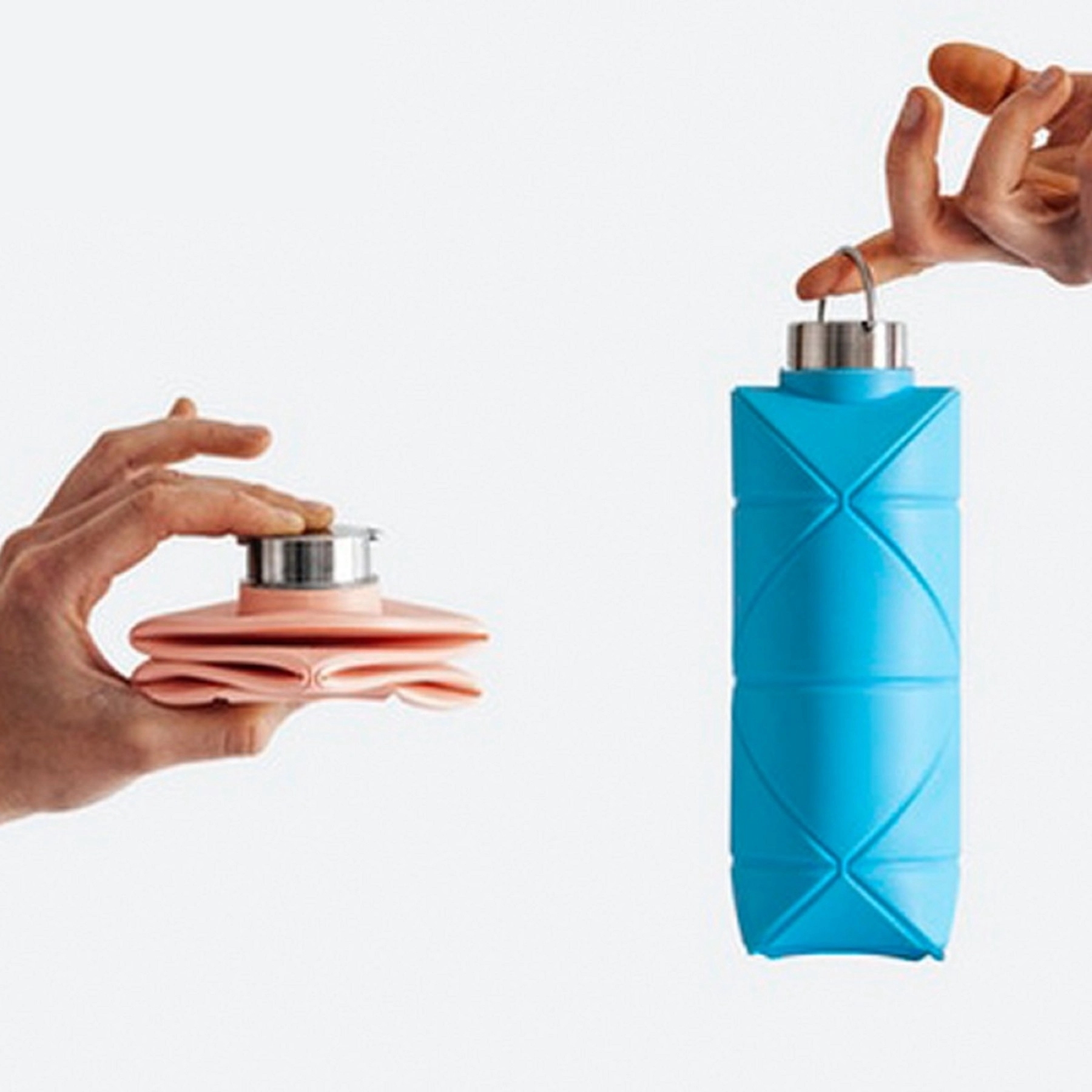 25 Oz. Silicone Folding Sport Water Bottle 6