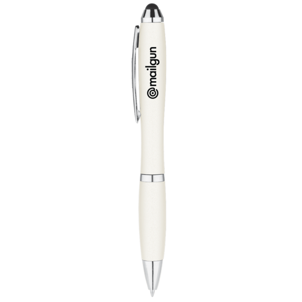 Metallic Curvaceous Ballpoint Stylus 25