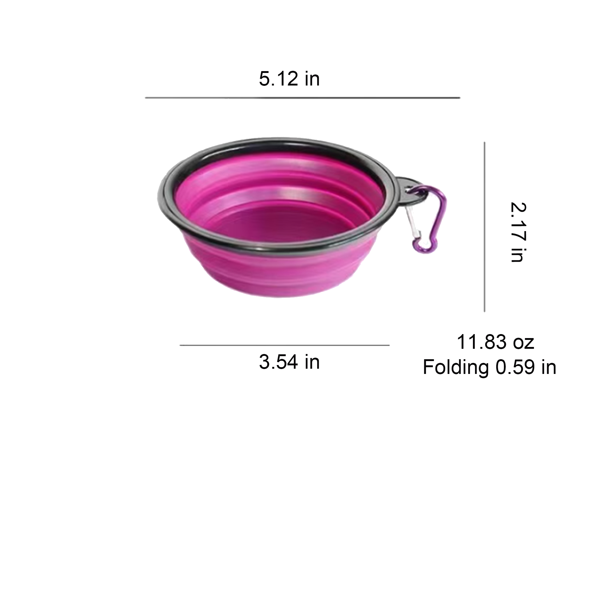 Silicone Collapsible Pet Bowl 4