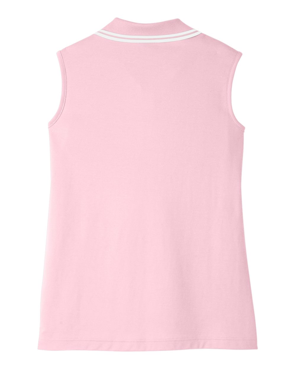 Women's CrownLux Performance® Plaited Tipped Sleeveless Polo - DG20SW 24