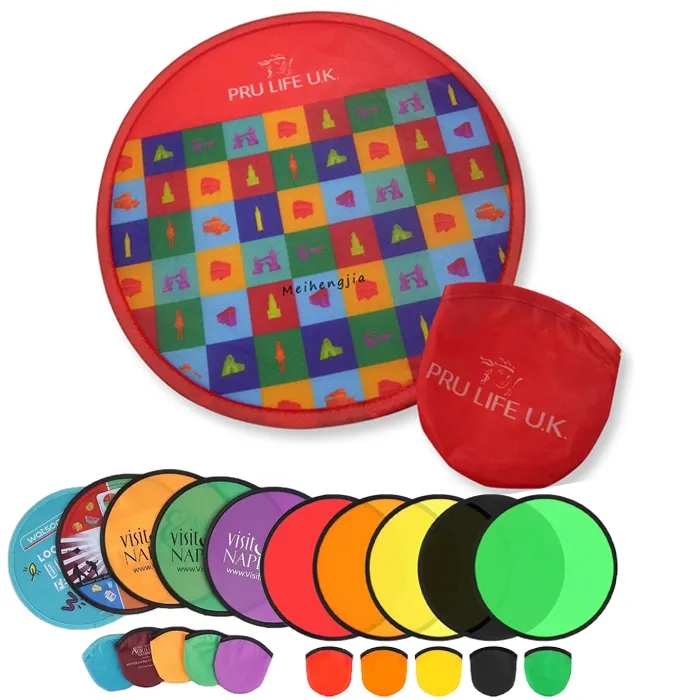 Folding Nylon Disc Fan W/ Pouch 3
