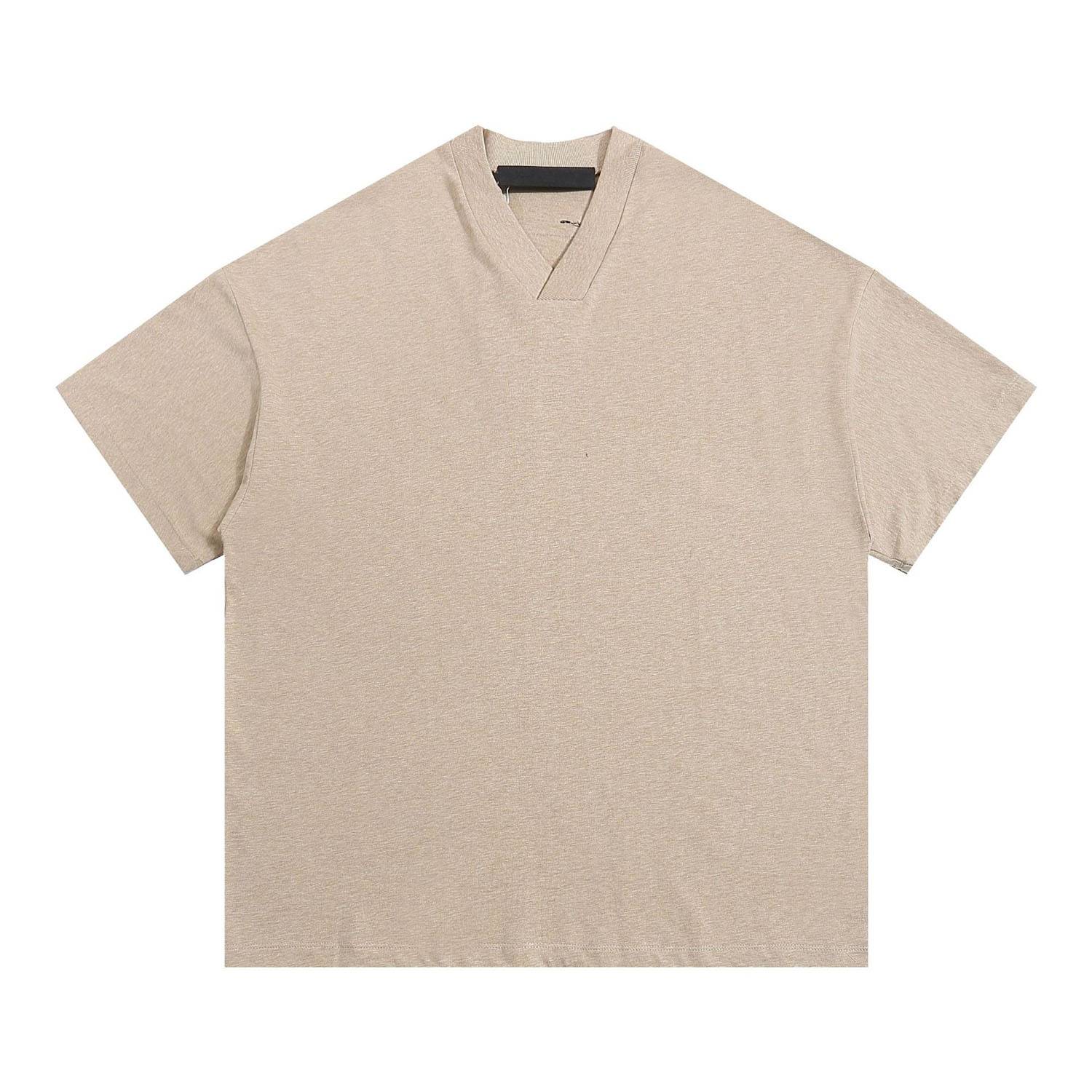 Soft Cotton V-Neck Lightweight Breathable T-Shirt 6