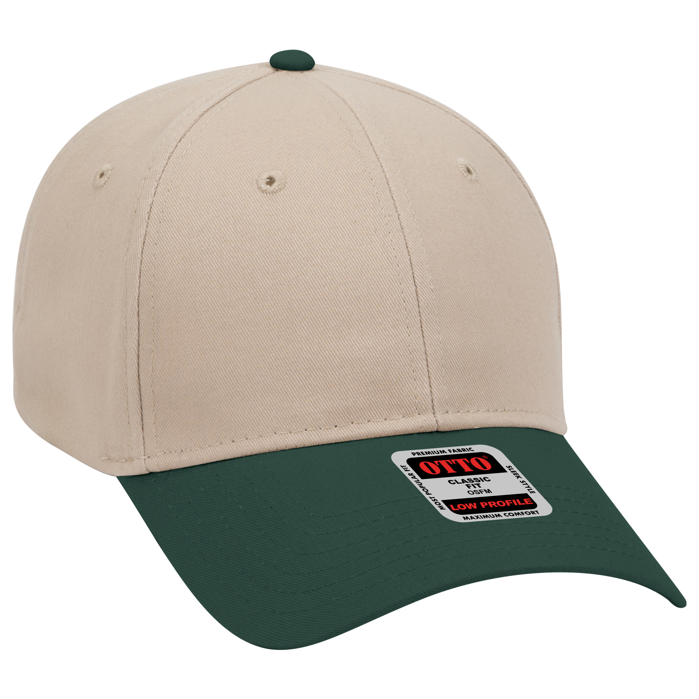 OTTO CAP® 6 Panel Low Profile Baseball Cap 35