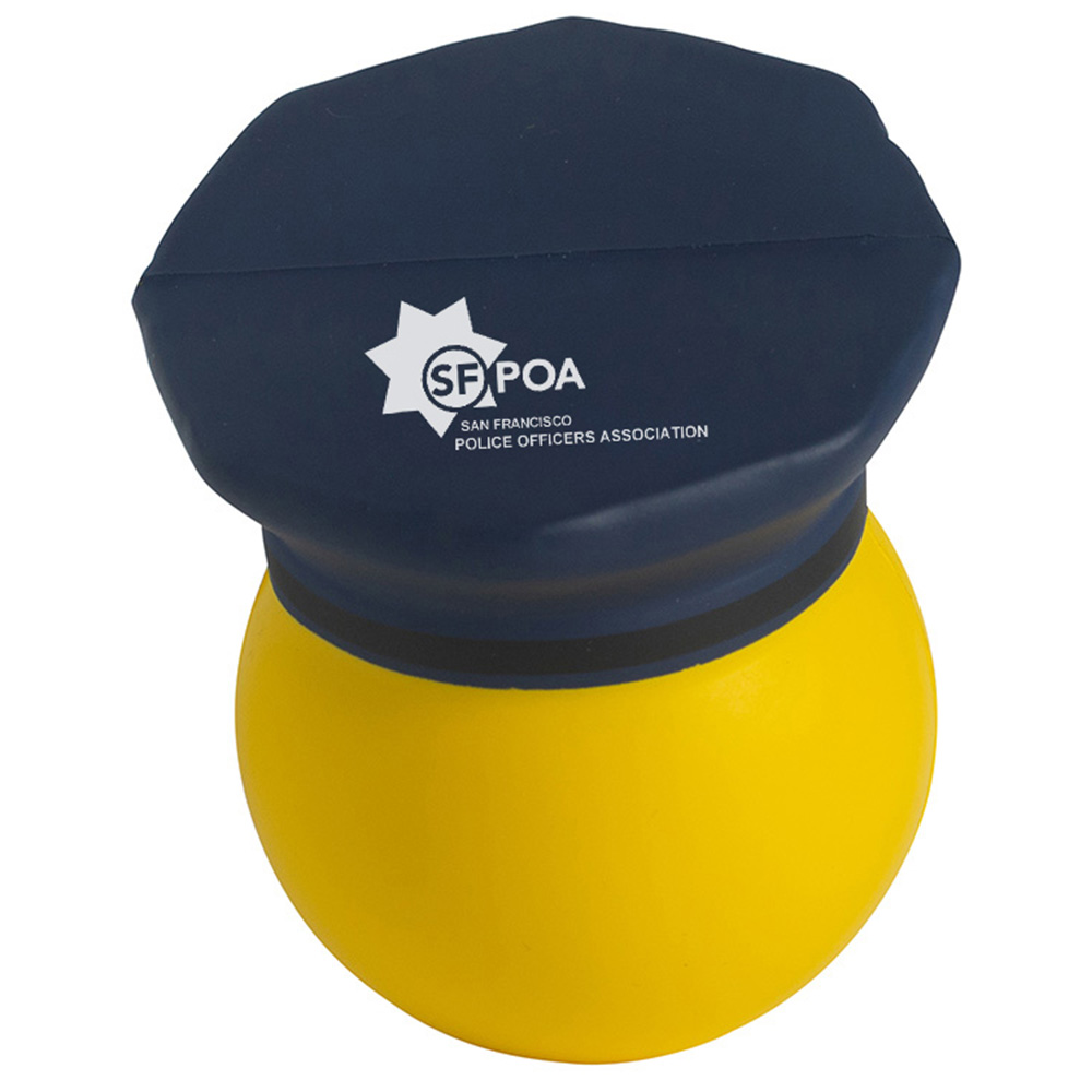 Police Officer Emoji Hat Stress Reliever 5