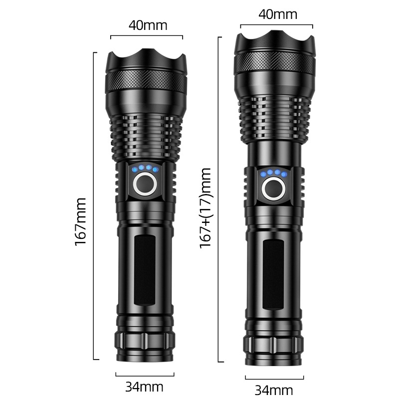 Custom Zoomable Flashlights With High Lumens 5