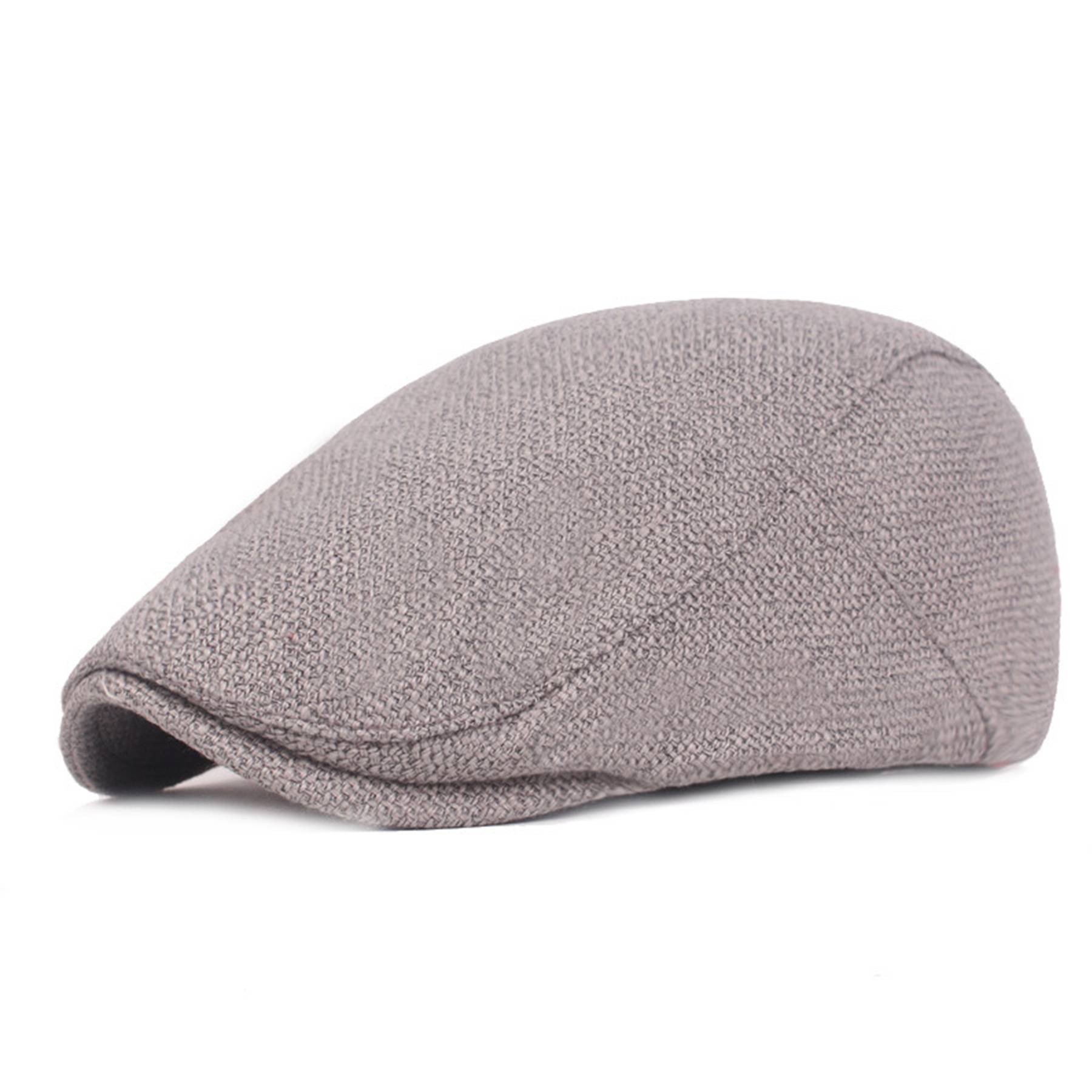 Men's Linen Newsboy Flat Cap 3