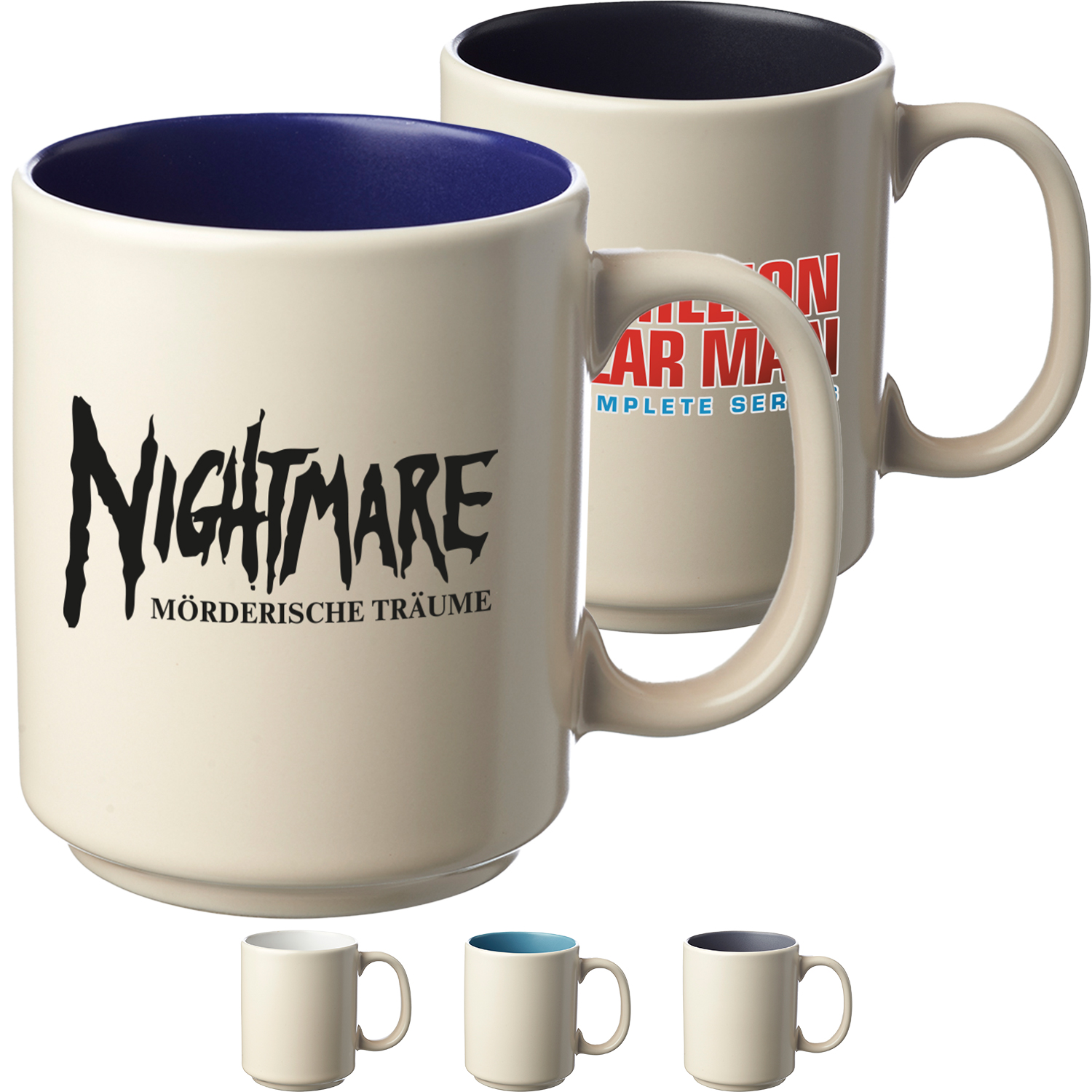 Two Tone Matte Coffee Mugs 1