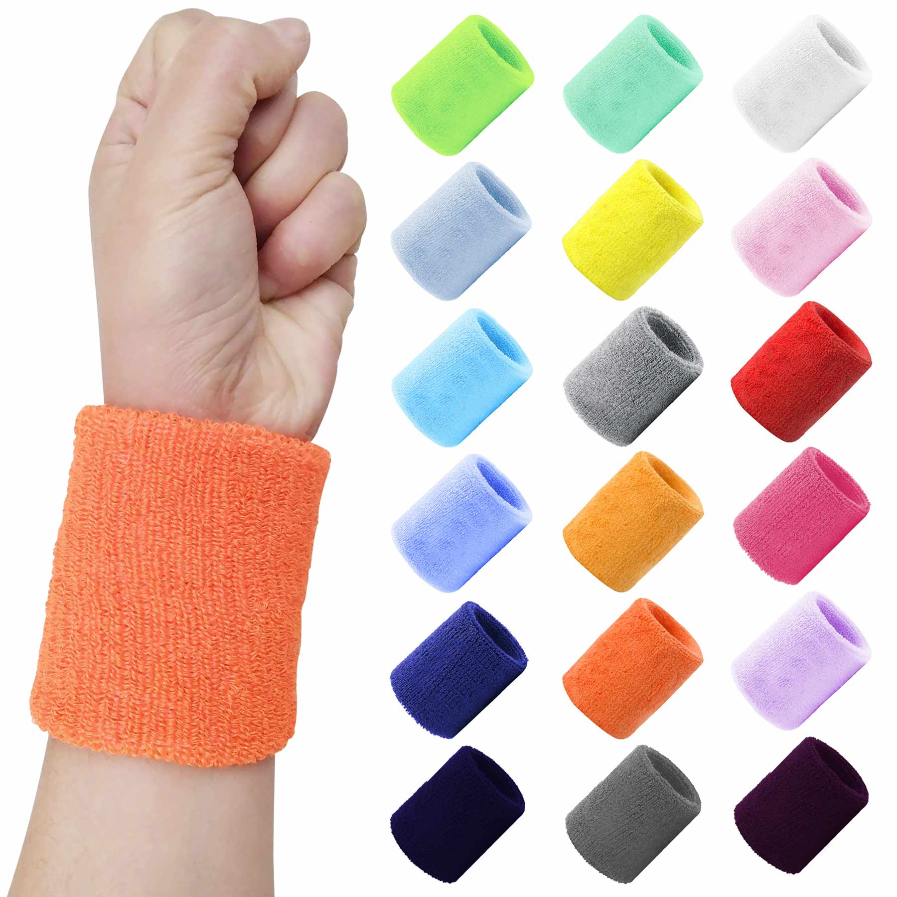 Jacquard Sports Knit Wristbands 2