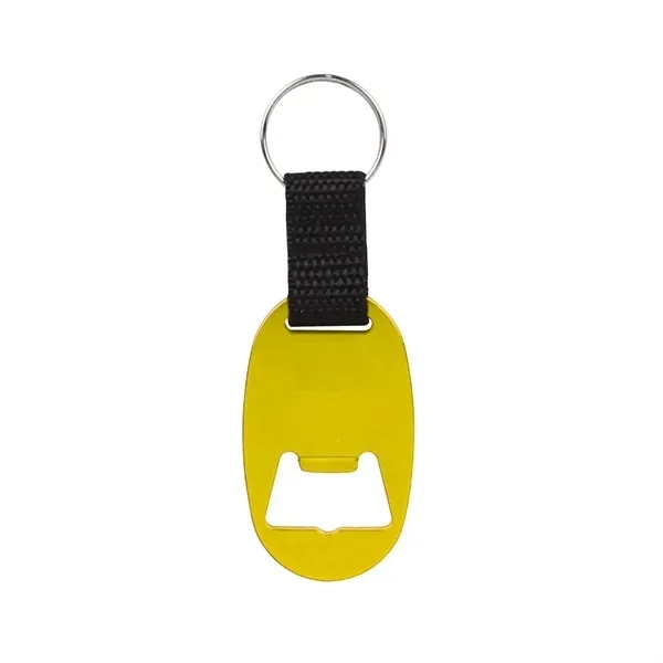 Aluminum Oval Keychain Bottle Opener 12