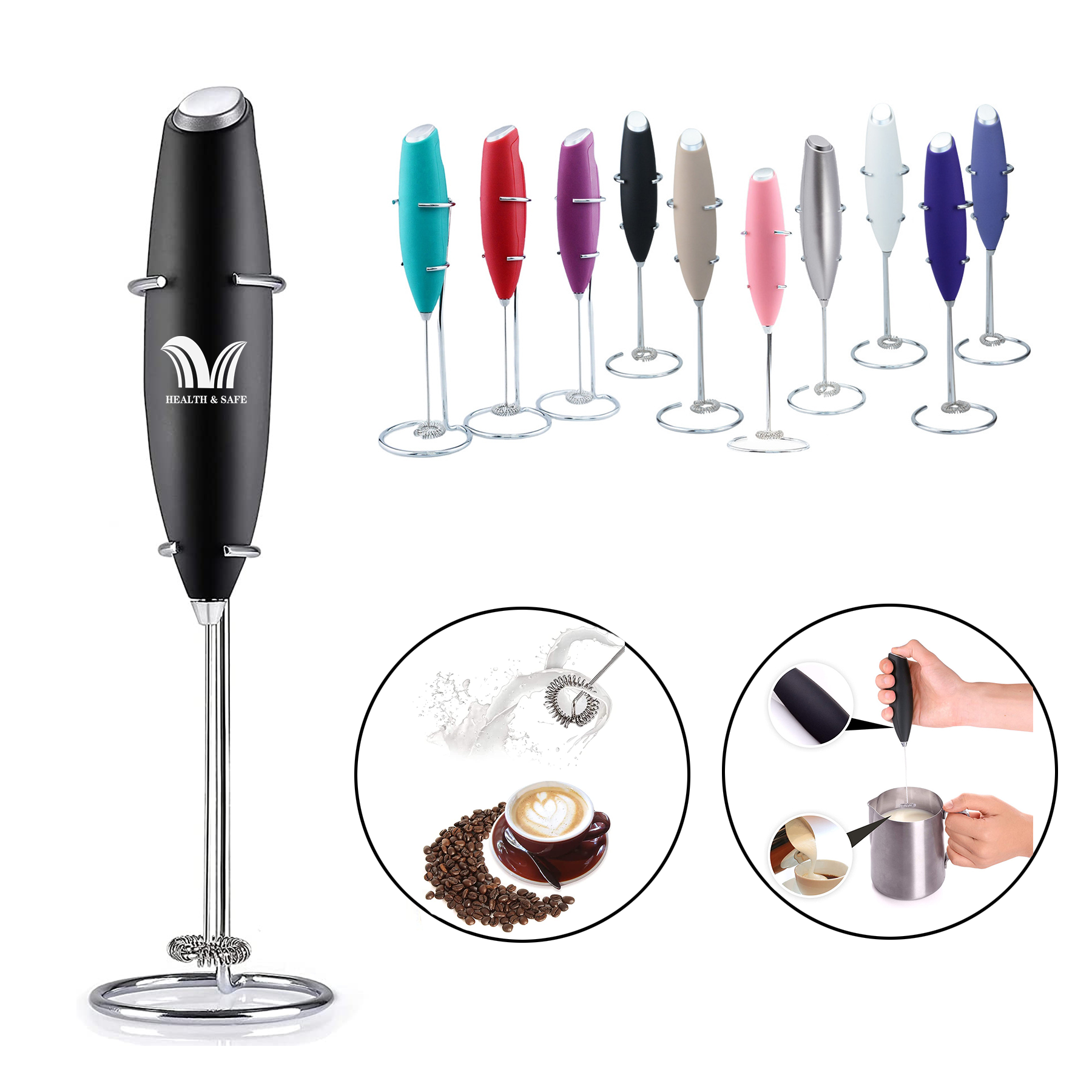 Electric Milk Frother Handheld 1