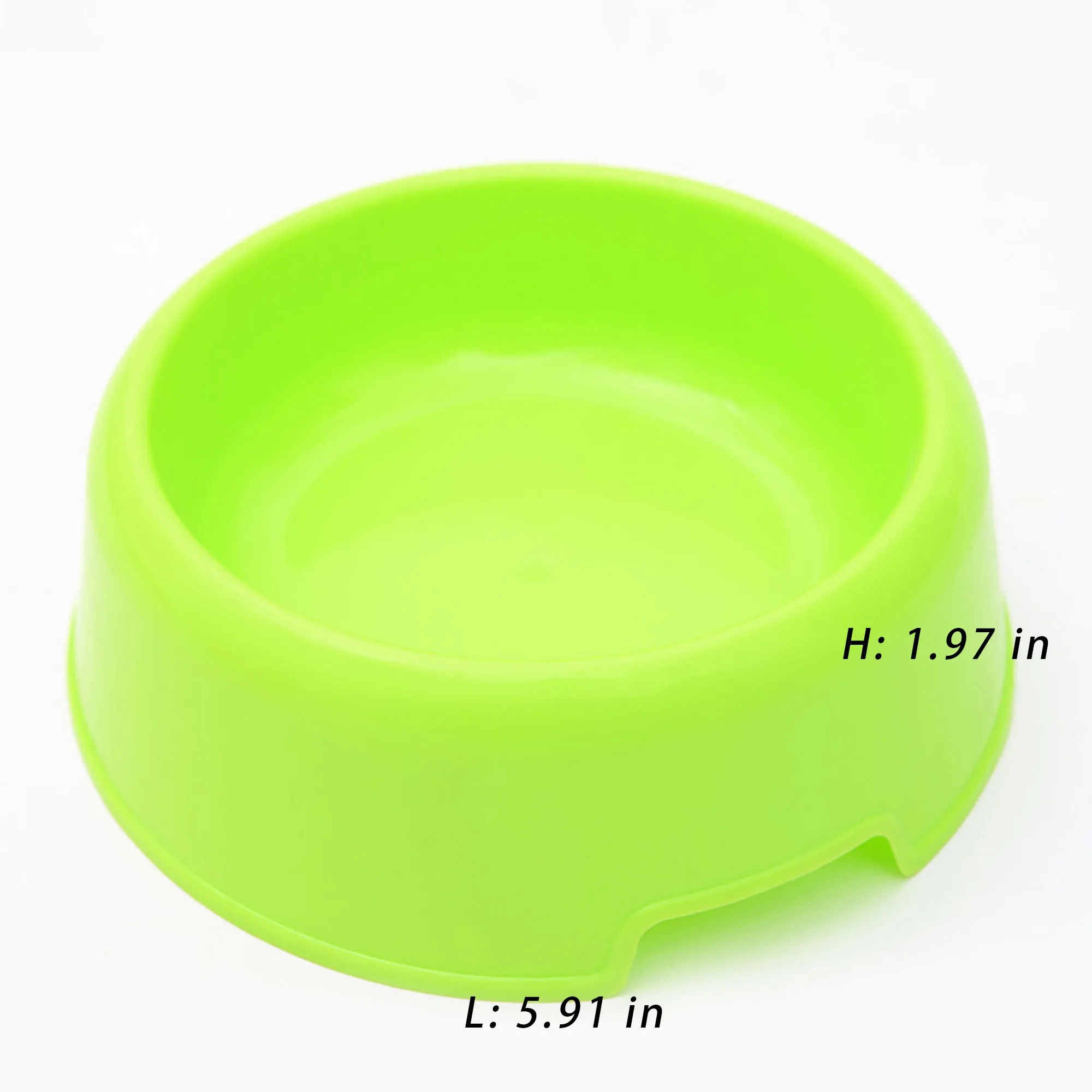 Durable Plastic Pet Bowl With Logo For Pet, Travel, Camping 2
