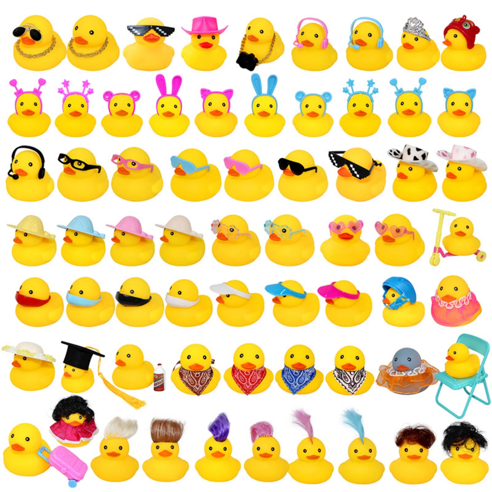 Squeeze Sound Yellow Duck Water Play Kit 7