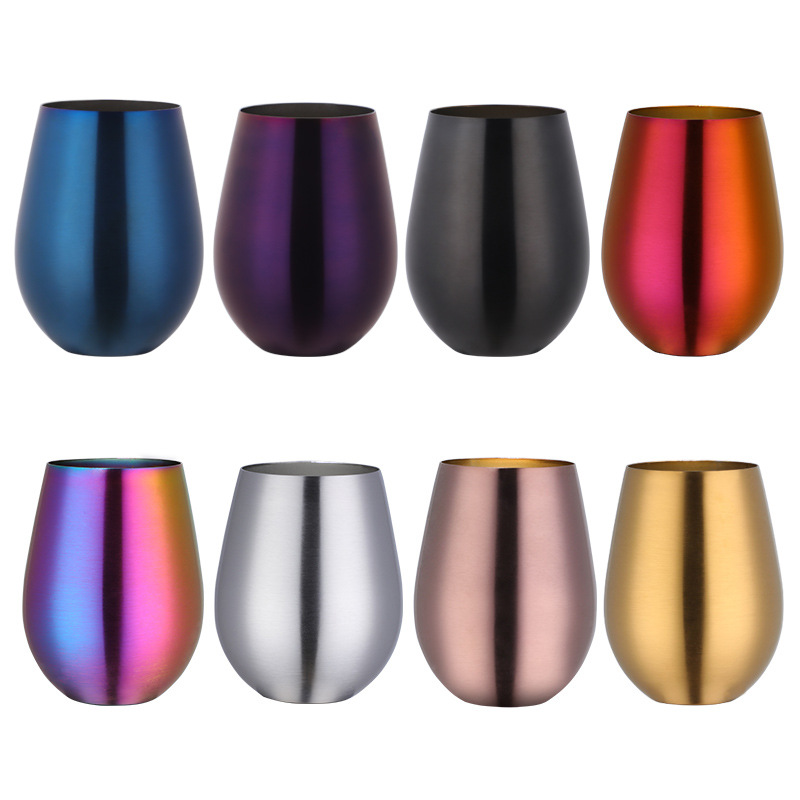 Stainless Steel Wine Glasses 4