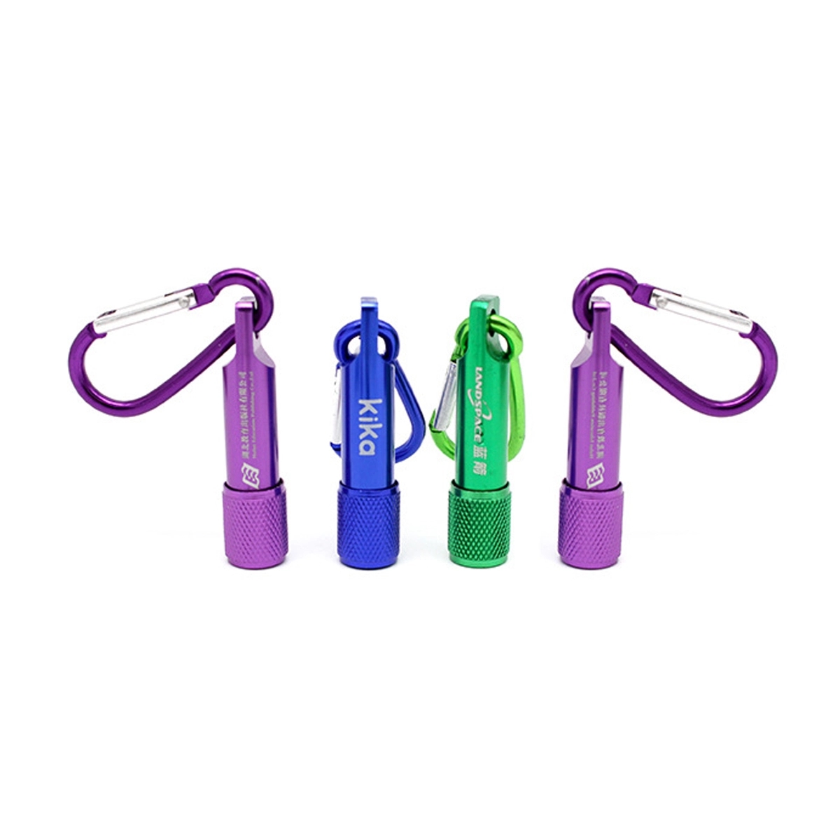 LED Flashlight Carabiner Keychain 2