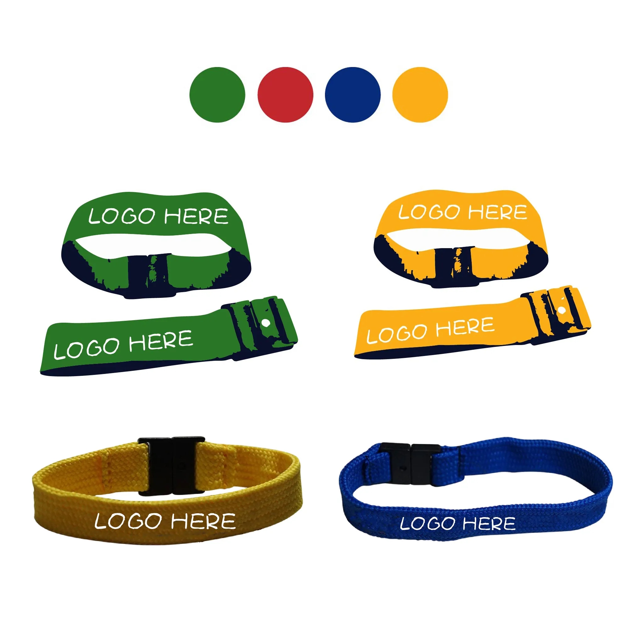 Polyester Wrist Lanyard Wristband 2