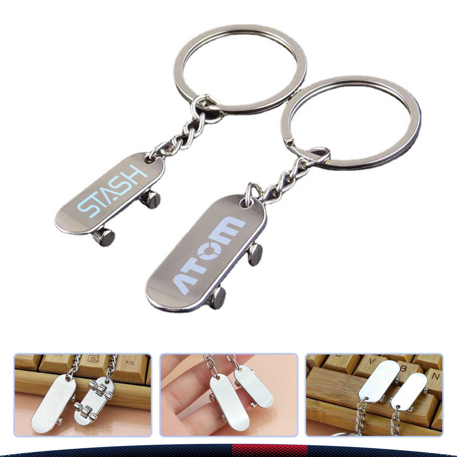 Lovers Scooter Keychain 1