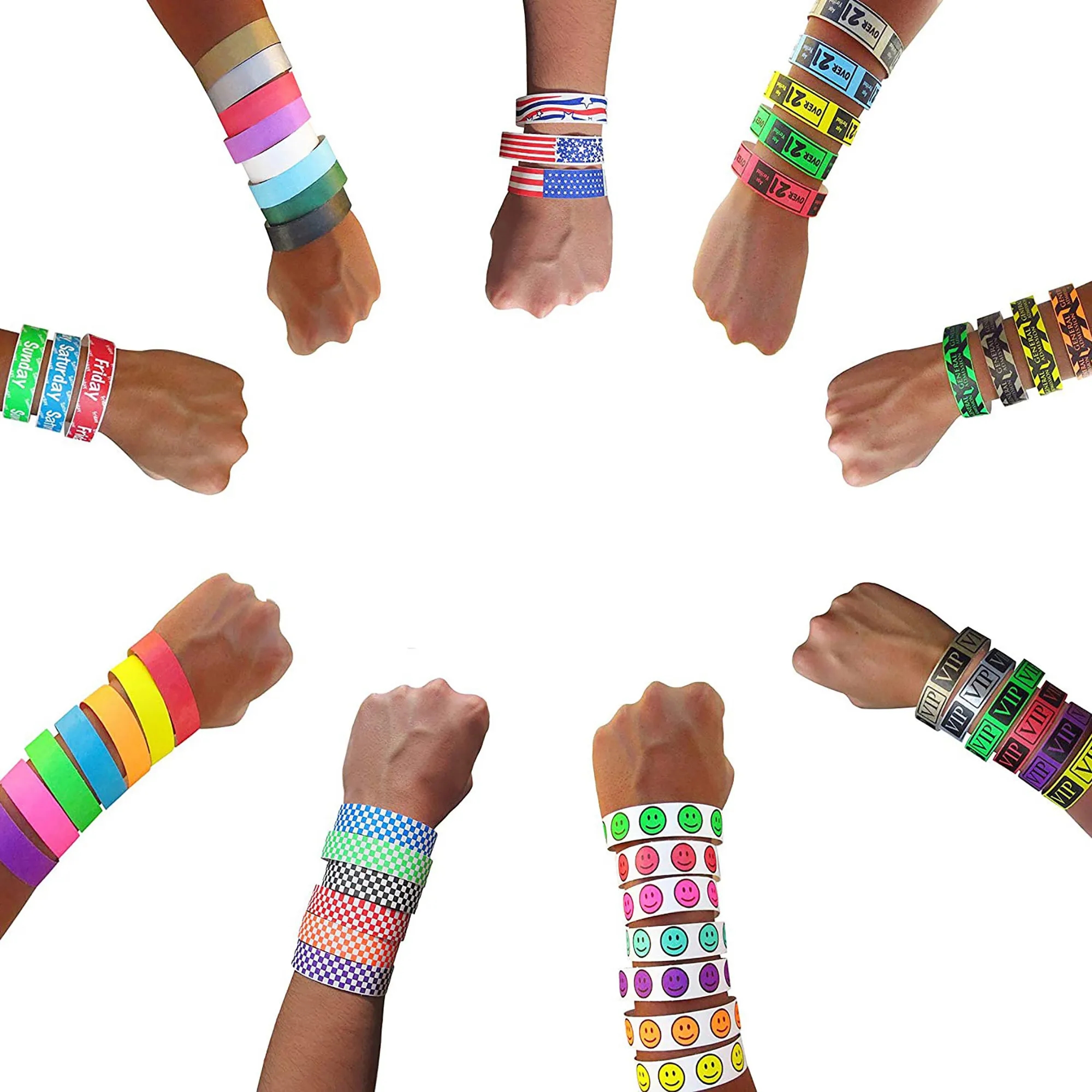 Custom Premium Paper Wristbands 2