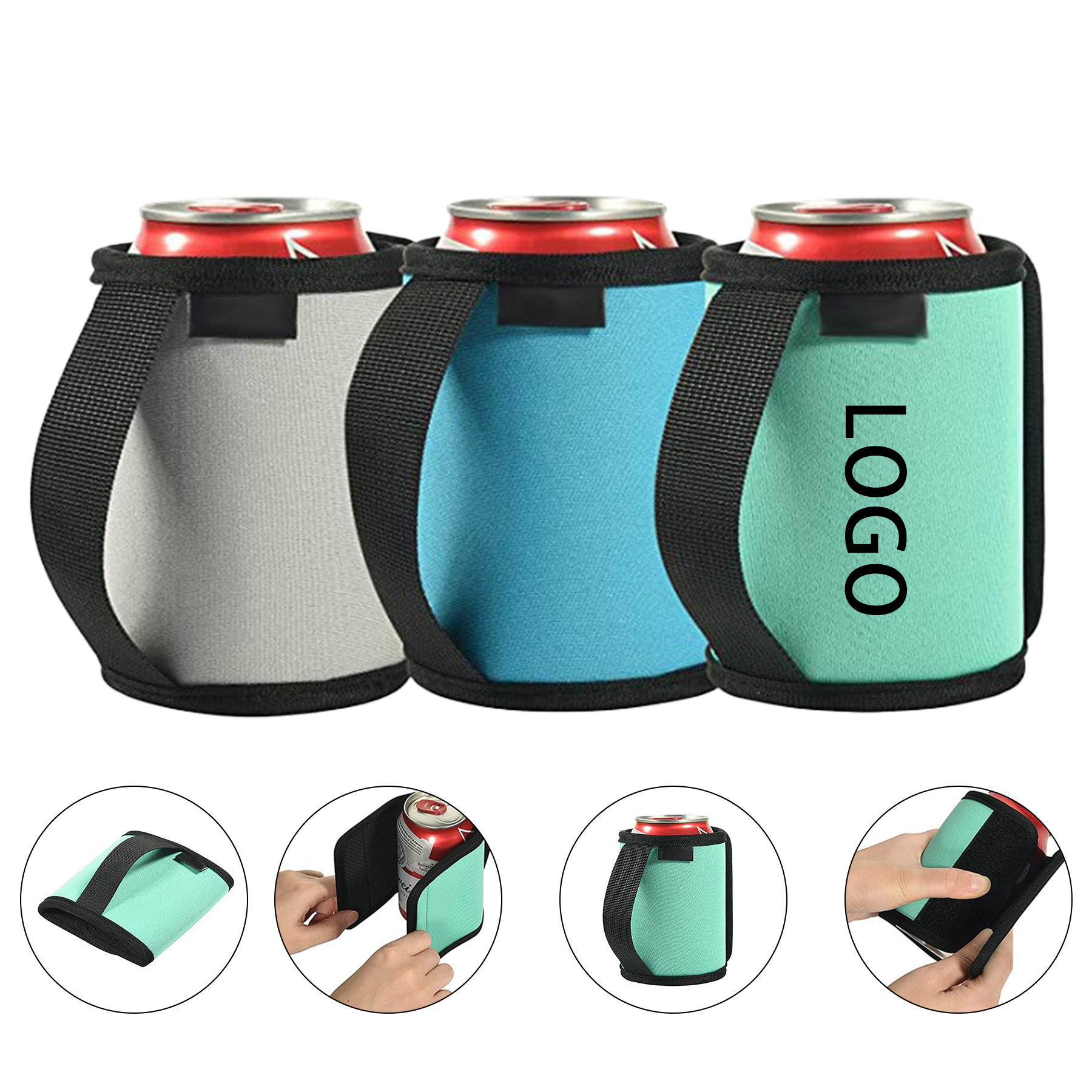 Drink Sleeves, custom koozie with logo imprint 1