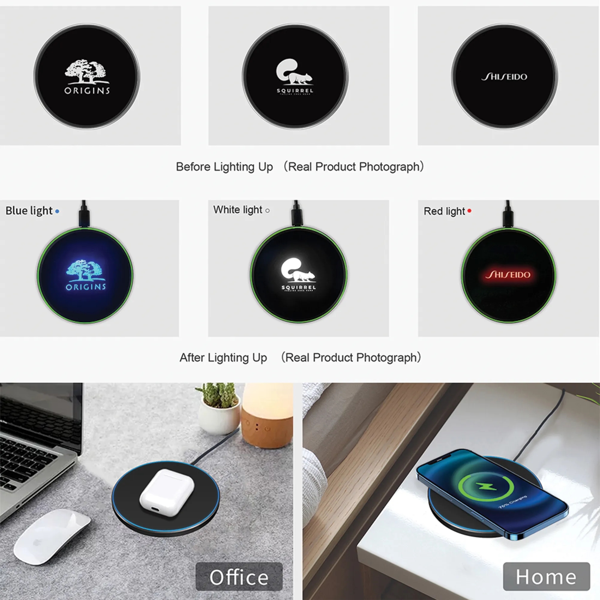 Street Light-Up 15W Wireless Charge Pad 5