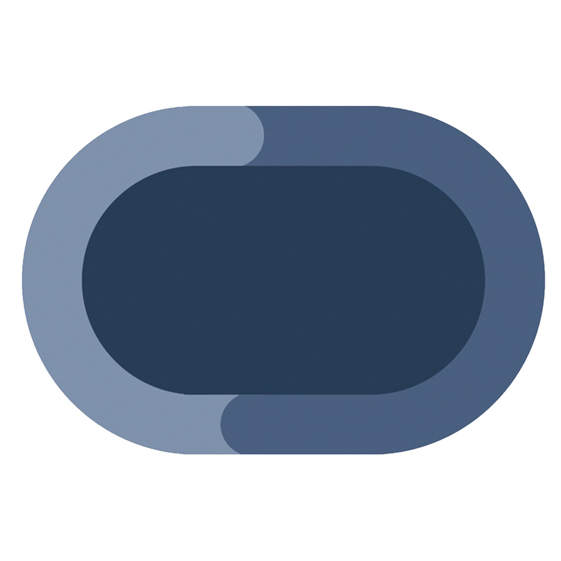 Oval Diatom Mud Bathroom Rug 2