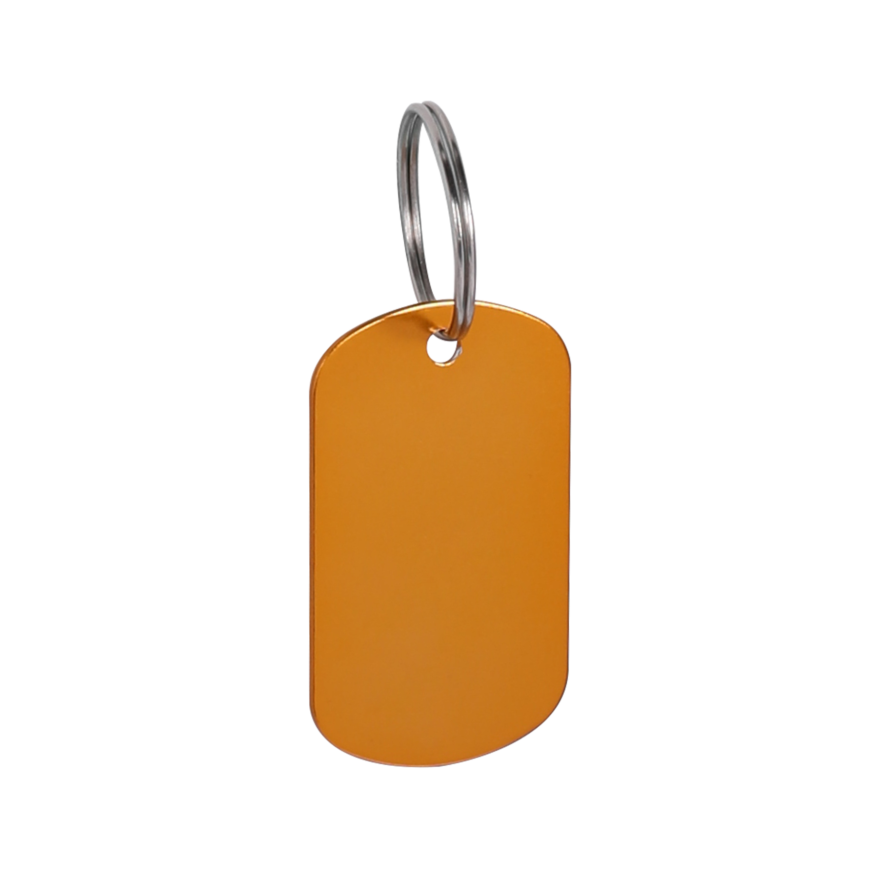 Engraved Metal Dog Tag Keychain 3