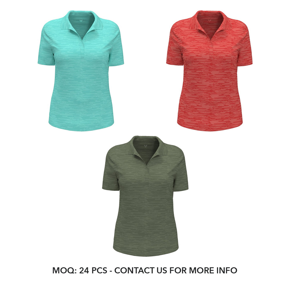 Callaway Broken Stripe Ladies Polo 1