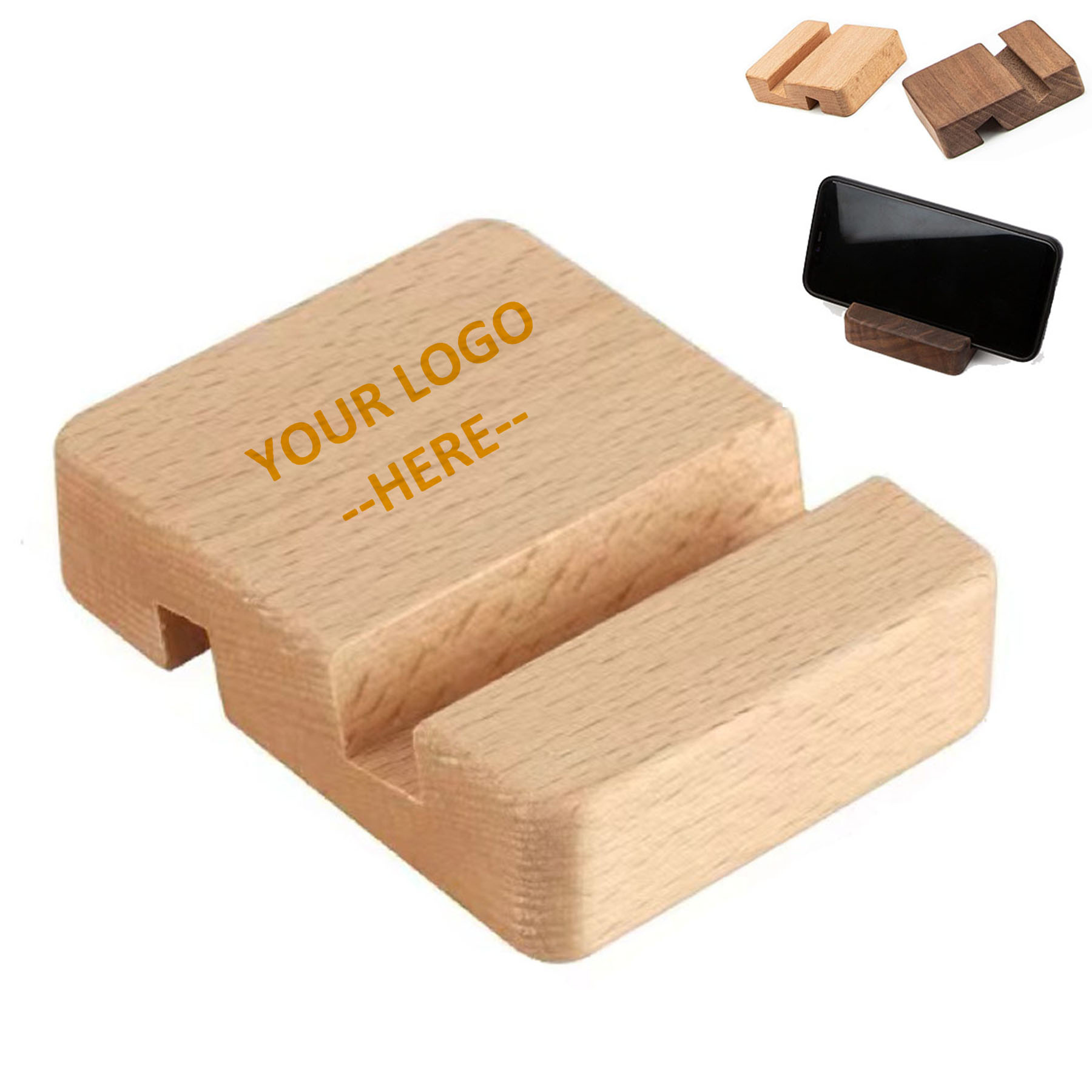 Wood Cell Phone Holder 2