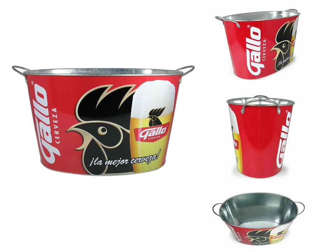 15 Quart Metal Ice Bucket 2