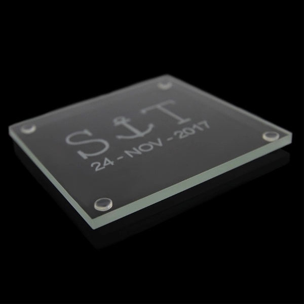Crystal Square Shape Coaster 6