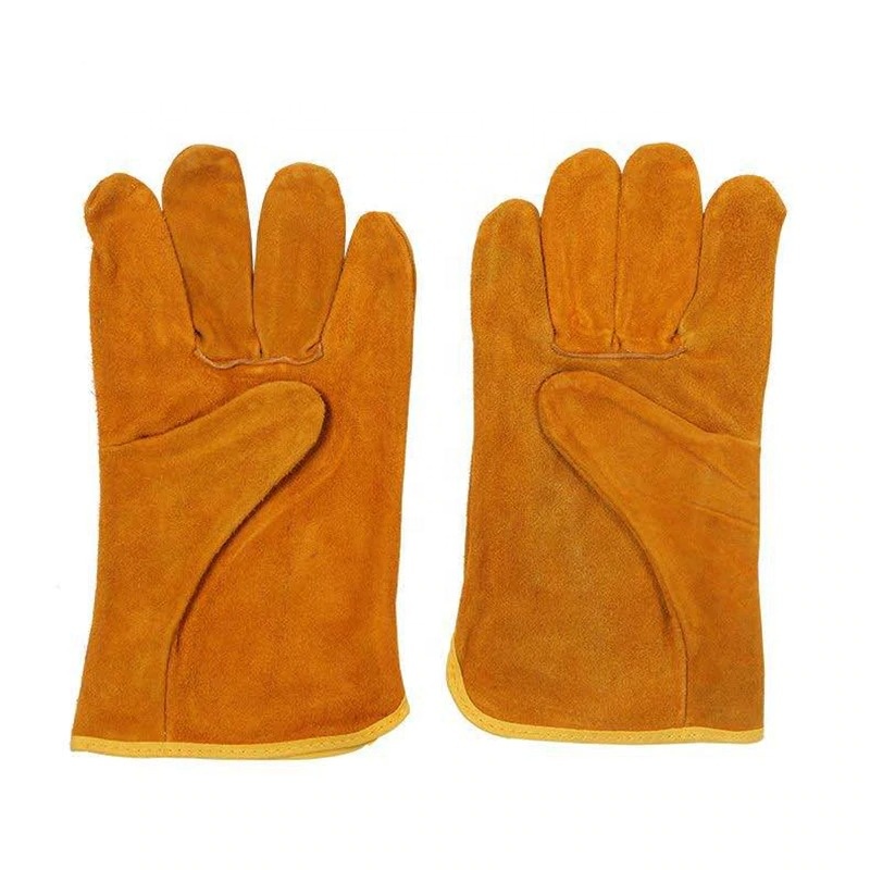 Cowhide Leather Gardening Gloves 7