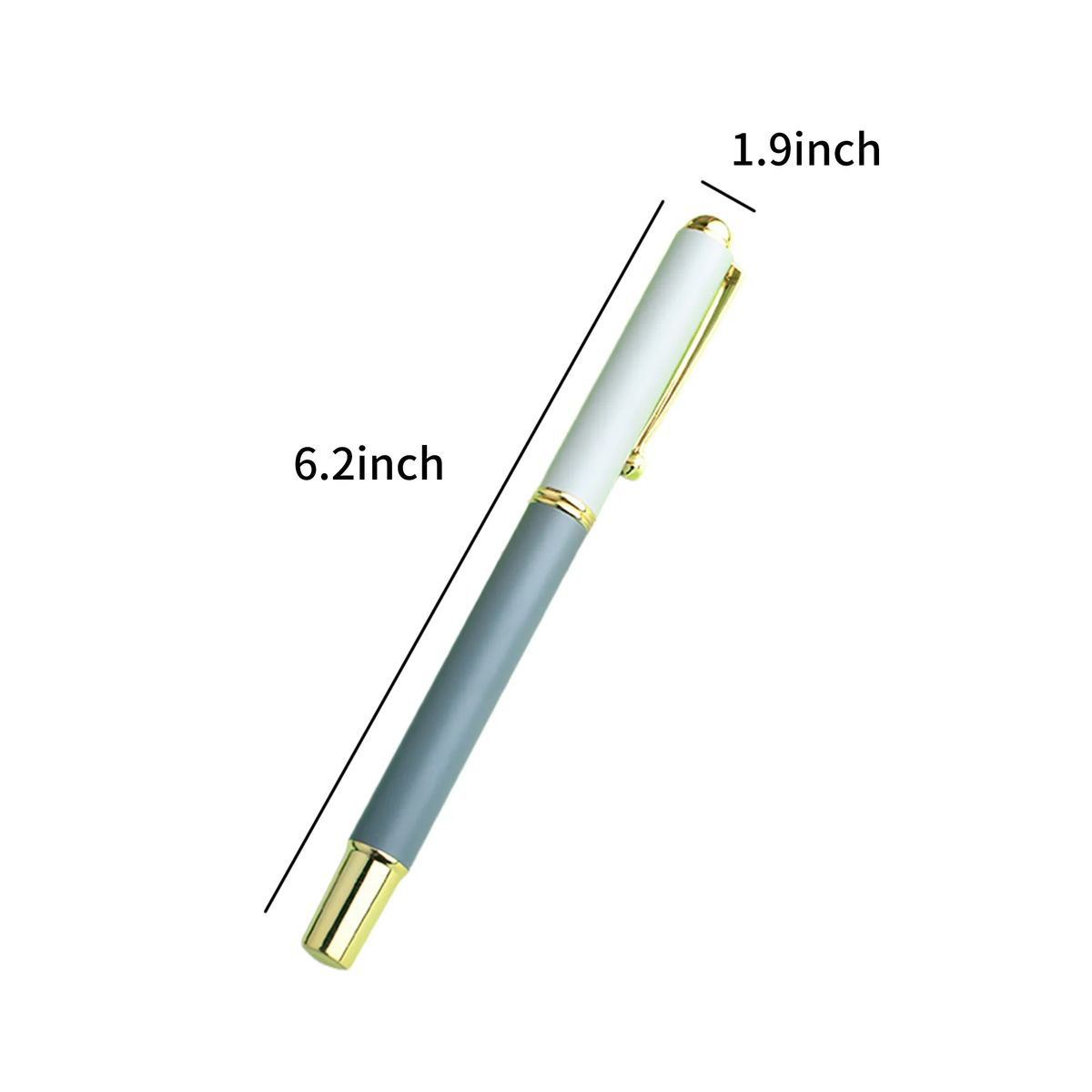 Elegant Stainless Fountain Pen with Polished Finish 5
