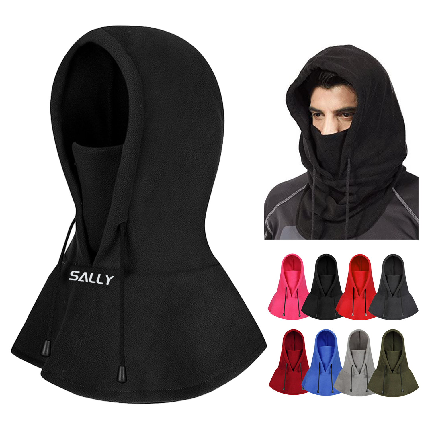 Balaclava Heavyweight Fleece Cold Weather Face And Neck Mask 2