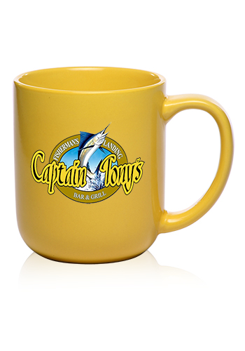 16 oz. Vibrant Color Glossy Ceramic Mugs 4