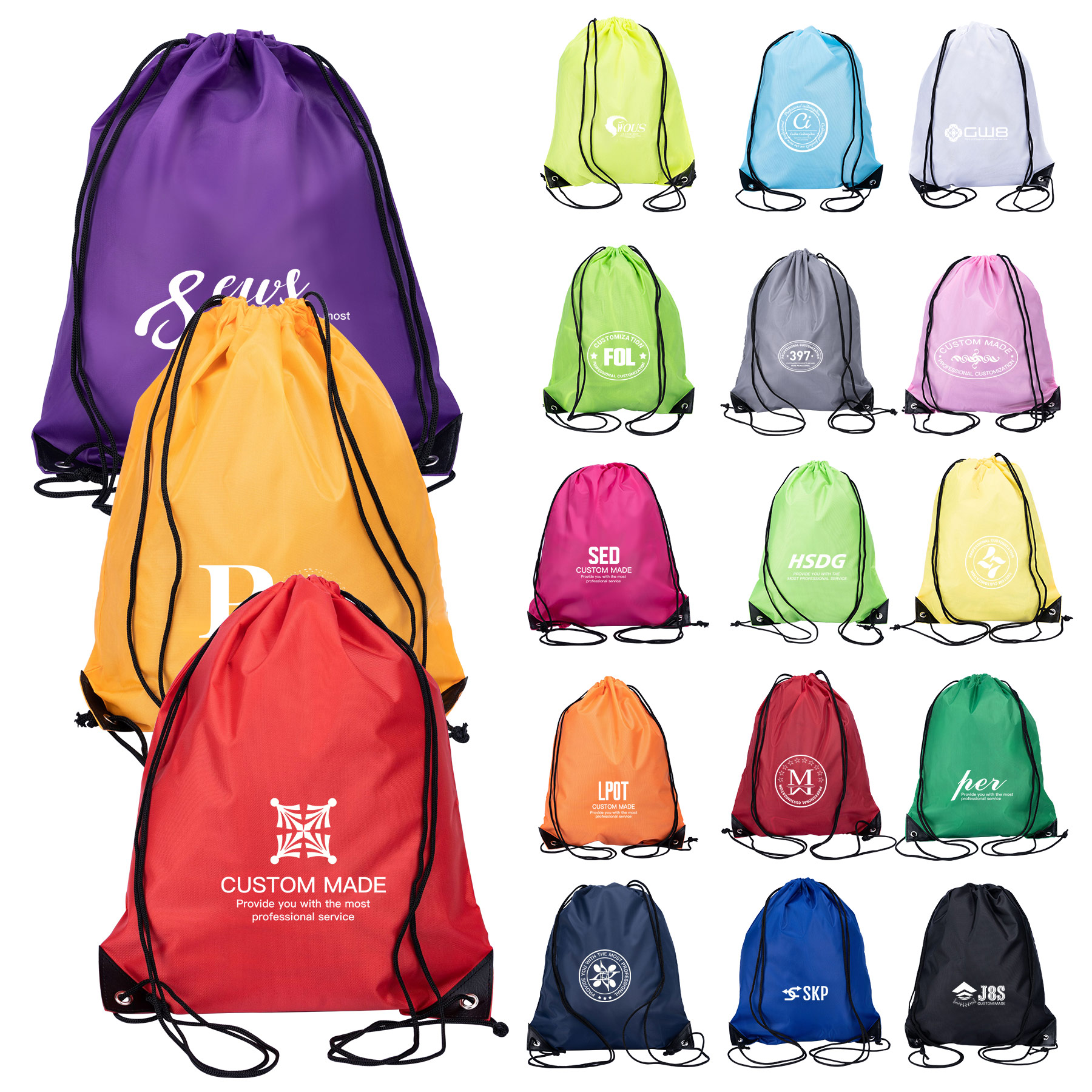 Oxford Drawstring Backpack 21
