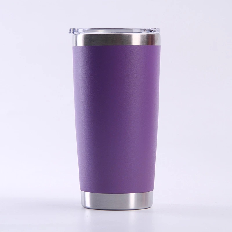 20oz. Everest Powder Coated Stainless Steel Tumbler 3