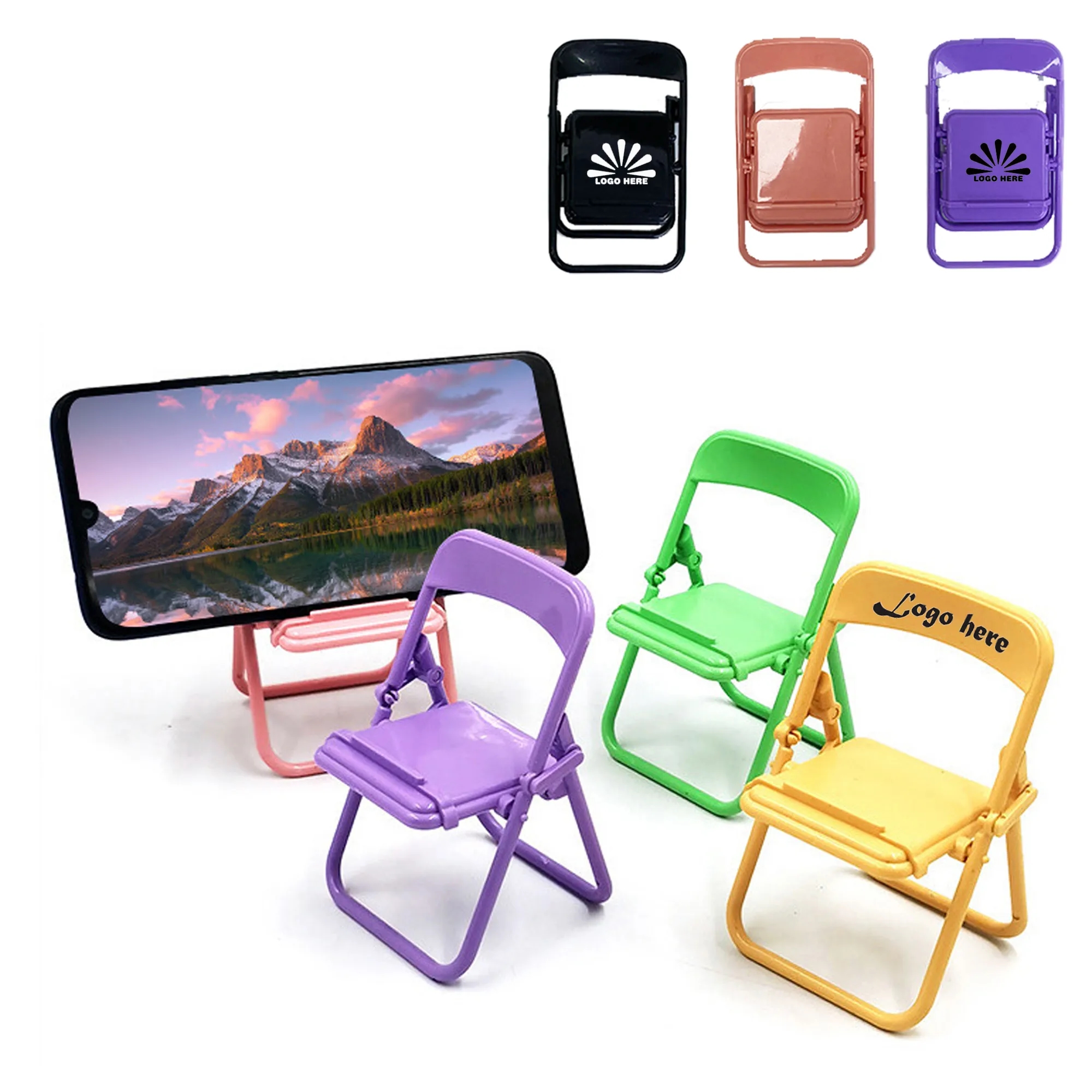 Creative Stool Folding Phone Stand 3