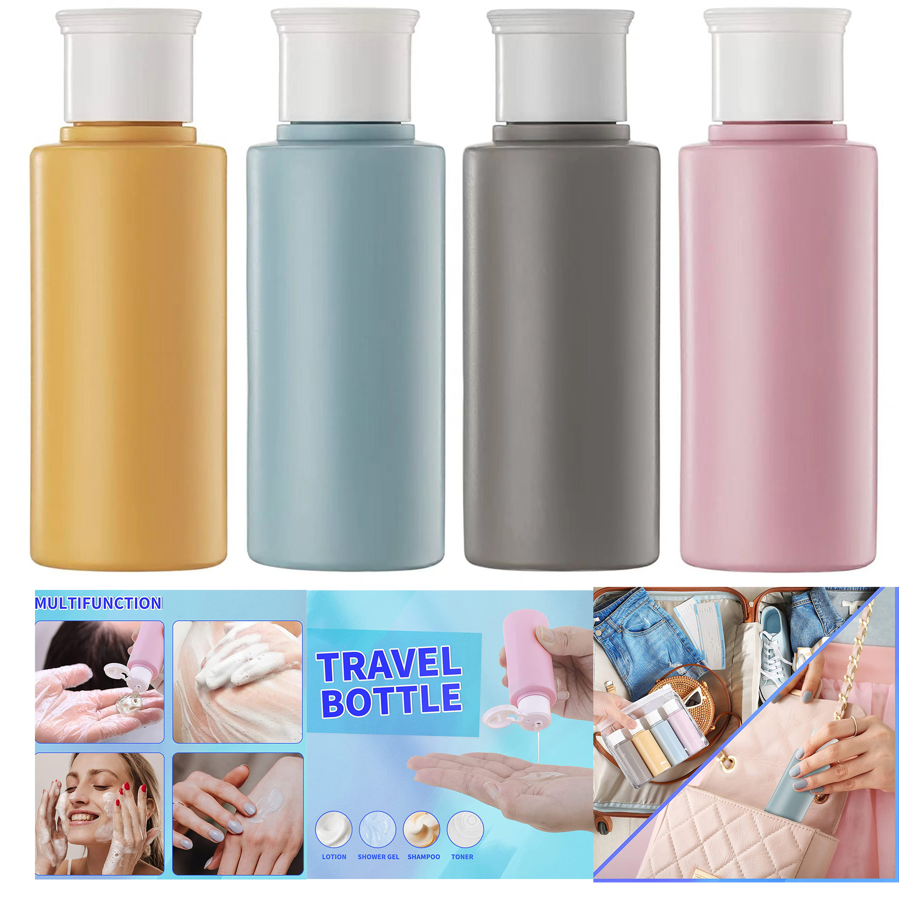 2oz Traveling Size Toiletry Container 1