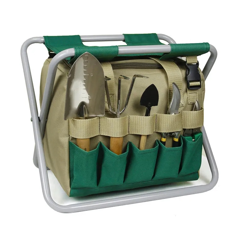 Folding Garden Tool Stool 1