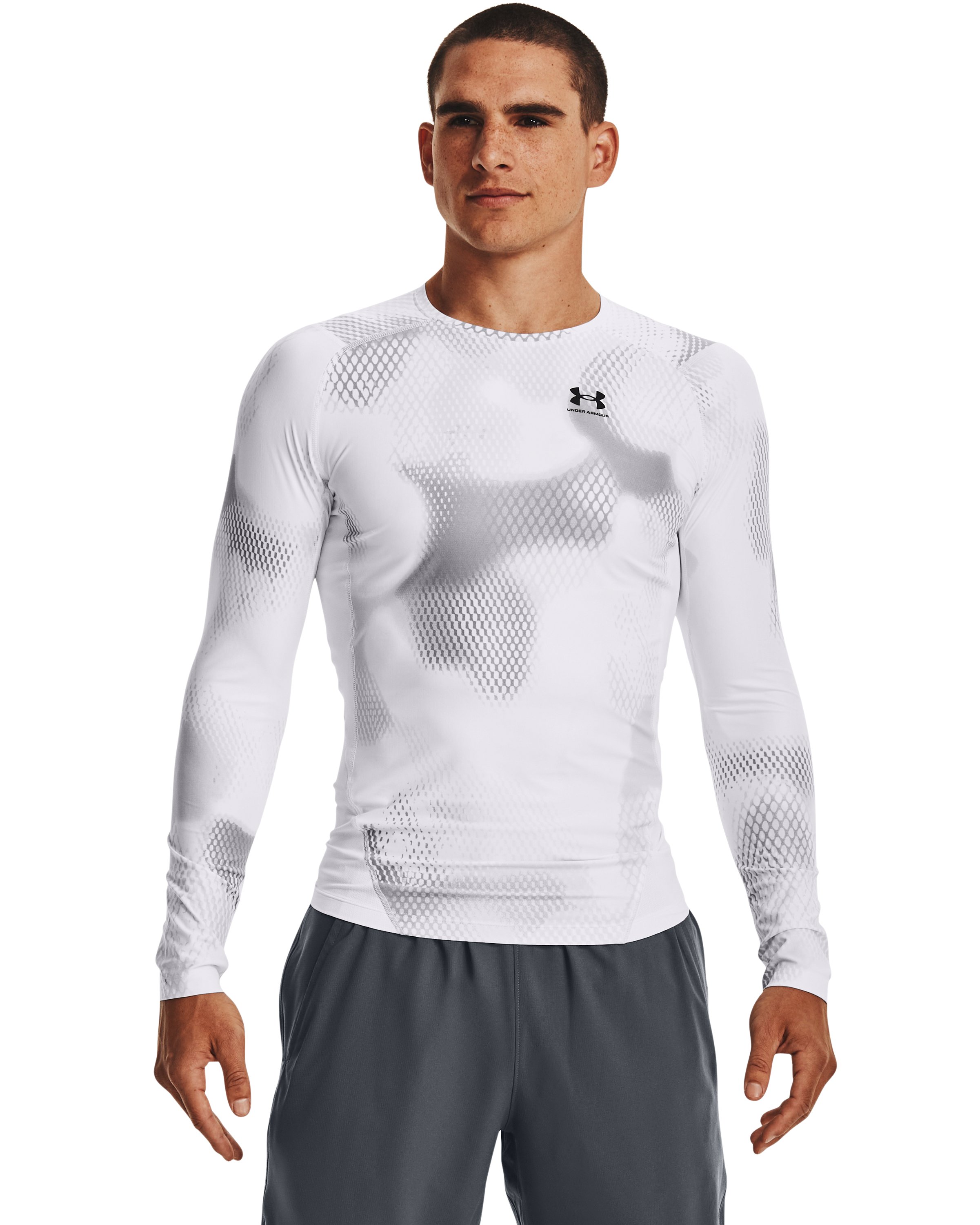 UA Iso-Chill Compression Printed Men's Long Sleeve 3