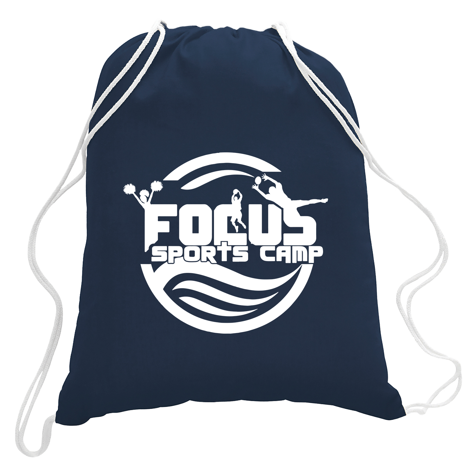 5.5 oz. Cotton Canvas Drawstring Backpack 6