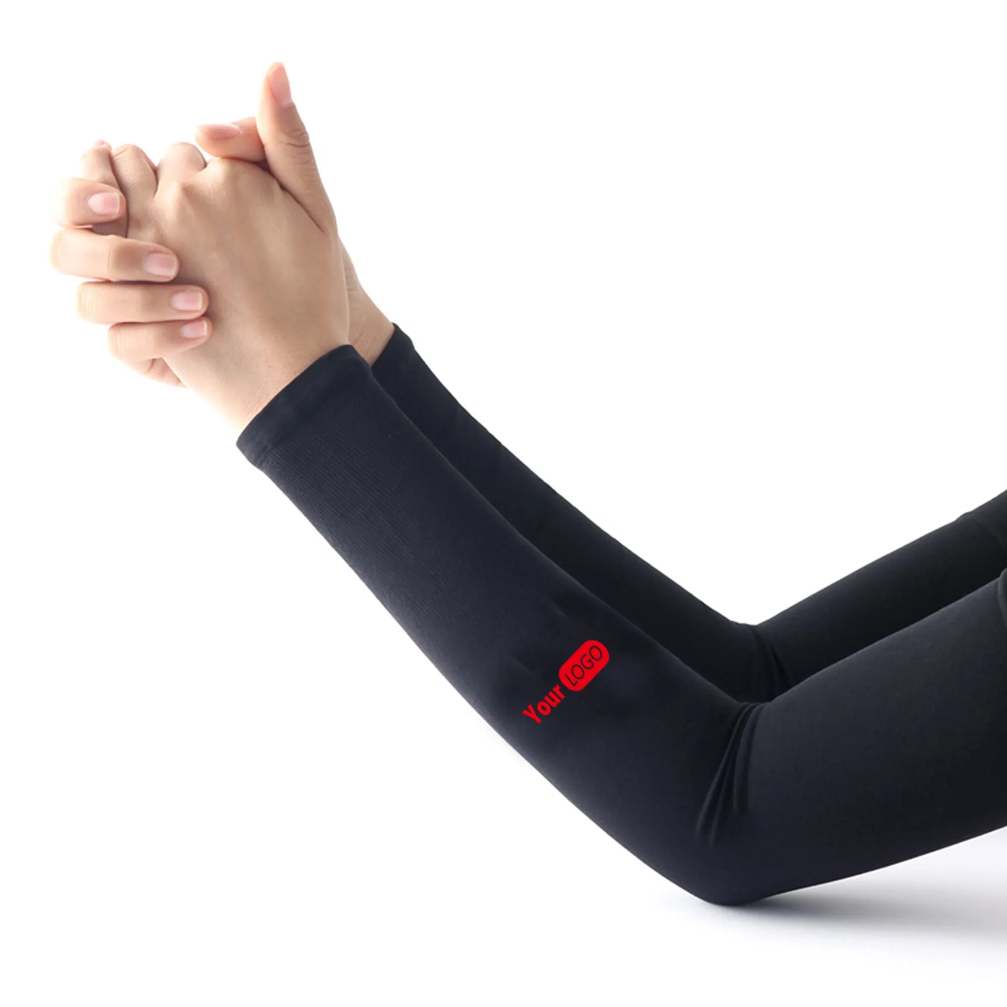 Full Color UV Protection Ice Silk Arm Sleeve MOQ 100PCS 2