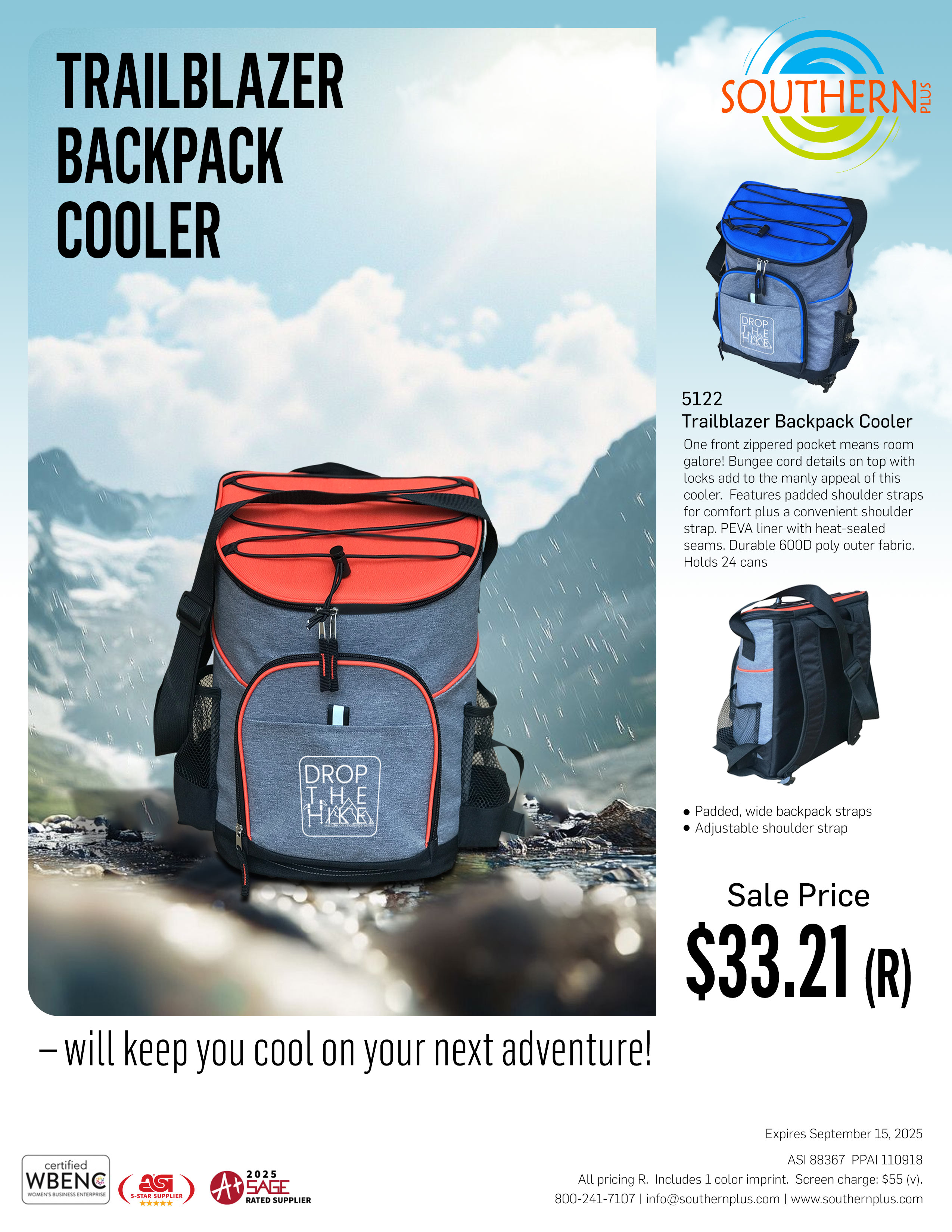 Trailblazer Backpack Cooler 5