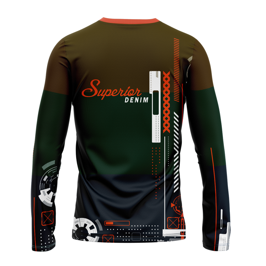 Unisex & Kids' Sublimation Spandex Interlock Long Sleeve Tee 3