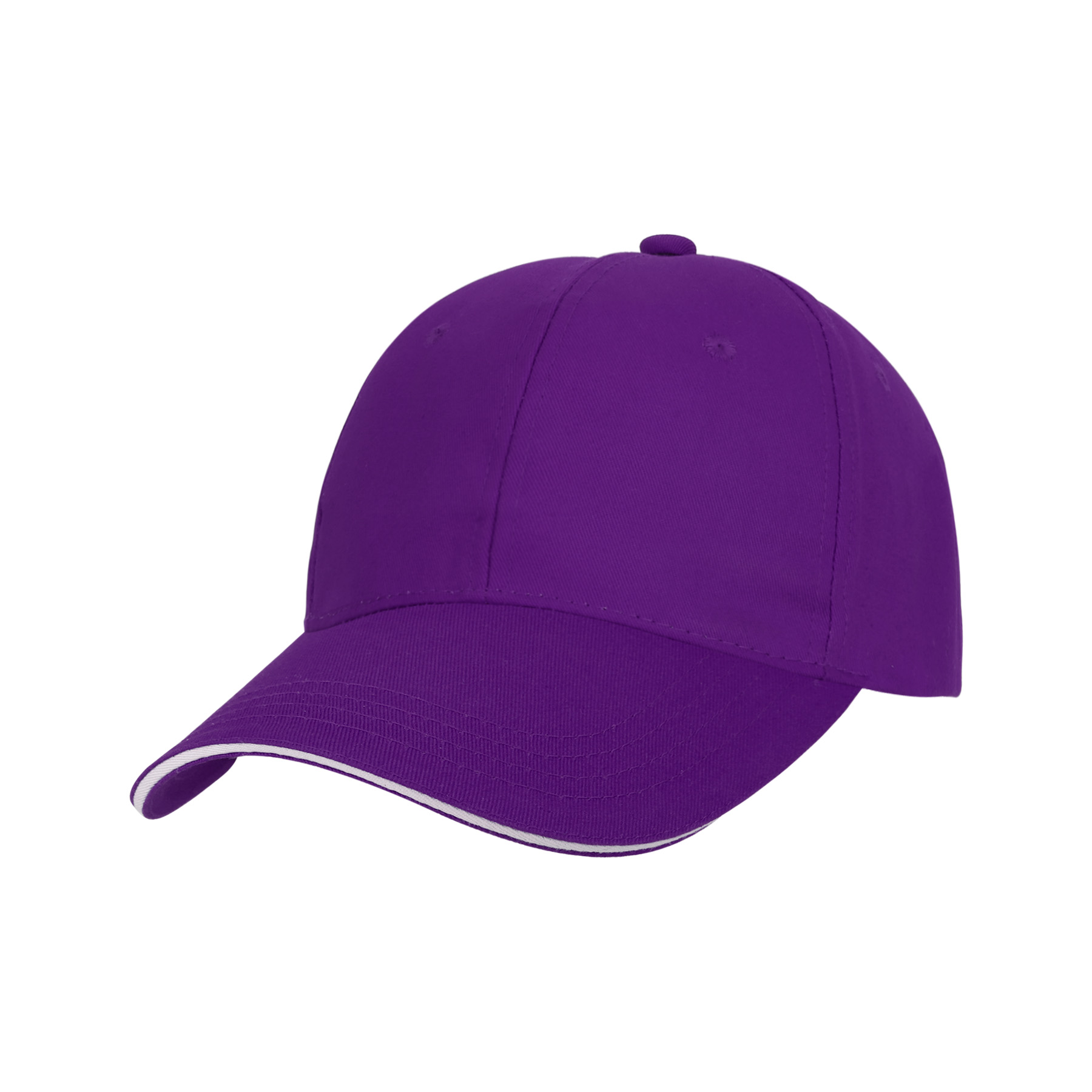 Structured Cotton Twill Sandwich Cap 17